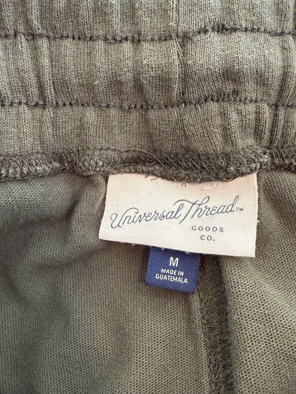 Universal Thread Olive Wide-Leg Drawstring Pants - Picture 3 of 4